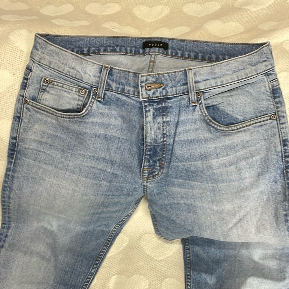 DSTLD denim 32x30 slim light blue jeans